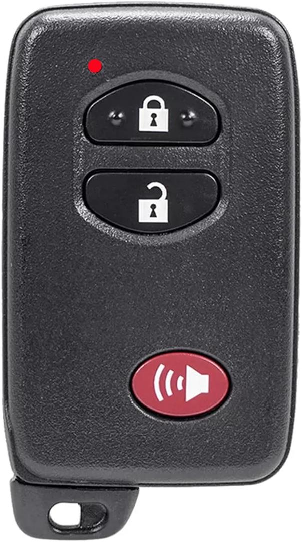 Smart Key for Toyota RAV4 2008-2012, Alliskeys Key Fob Fit for HYQ14AAB 271451-0140 89904-48100 (Black)