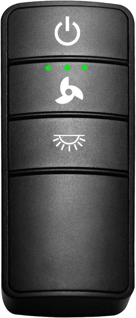 Ceiling Fan Remote Control Replacement, Fan Remote Replace for Hampton Bay, 3-Speed, Light Dimming, Time Delay, Replace for TX028C-S, TX028C-L, TX028C