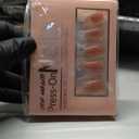 Ombre Press on Nails Almond, Nude Pink, Short, 24Pcs