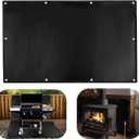 4' X 6' Extra Large Heat Shield for the Grill, Fireproof Heat Shield for Grill,Protecting Deck Railing Wall from Grill Heat and Oil Stain,Prevent Fence and Wall from Being Blackened by BBQ Smoke