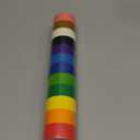 12 Rolls Colored Masking Tape-1 inch x 1080 Ft Painters Tape, Rainbow Colors Rolls Bulk Colorful Paper Marking Tape Decorative Arts Crafts Labeling DIY School Classroom Supplies