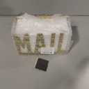 MyGift Modern Brass Metal Mail Holder Countertop Organizer with Cutout Mail Lettering Design, Office Desktop Envelope and Document Storage Rack