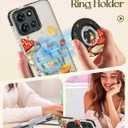 Lotadilo Cute Case for Motorola Moto G 5G 2026/2025 for Women Girls - Funny Butterfly Mogu Design Compatible with Magsafe Ring Holder Magnetic Stand Kickstand Fashion TPU Phone Covers Kawaii