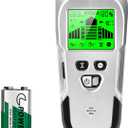 Stud Finder Wall Scanner - Stud Wall Detector 6 in 1 Scanner Sensor Beam Finder with Upgraded Smart Sensor HD LCD Display for The Center and Edge of Wood, AC Wire, Metal and Studs DetectionGrey