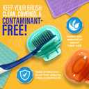 GuruNanda Brush Pods - Toothbrush Cover for Manual & Electric Toothbrush, Keeps Toothbrush Fresh & Clean, Travel Accessories with Natural Essential Oil Vapors, 1 Pack