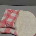 Malier Classic Plaid Fleece Dog Coat Jacket with Pocket, Windproof Warm Winter Pet Apparel for Small Medium Large Dogs (Pink, Large)