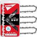 KAKEI 20 Inch Chainsaw Chain 3/8" Pitch .050" Gauge 70 Drive Links- 72LPX70CQ Fits Echo CS-590 TIMBER WOLF/CS-4400, Poulan, McCulloch and More (3 Chains) - Full Chisel