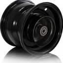 JMCHstore Black Wheel Rim for Coleman CT200U BT200X CT200UEX 196cc Hisun 200-3 200-7, Axis M200 Mini bike (Rear Rim)