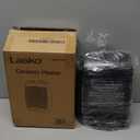 Lasko Portable Indoor Electric Ceramic Space Heater with TipOver Safety Switch, Overheat Protection and Thermostat, 2 Speeds, Safe for Home, 9.2 Inches, Dark Gray, 1500W, 754201