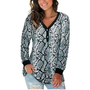 LAISHEN Women's V Neck Summer Tops Casual Henley Button Down T Shirts Tunic 2024 Size S