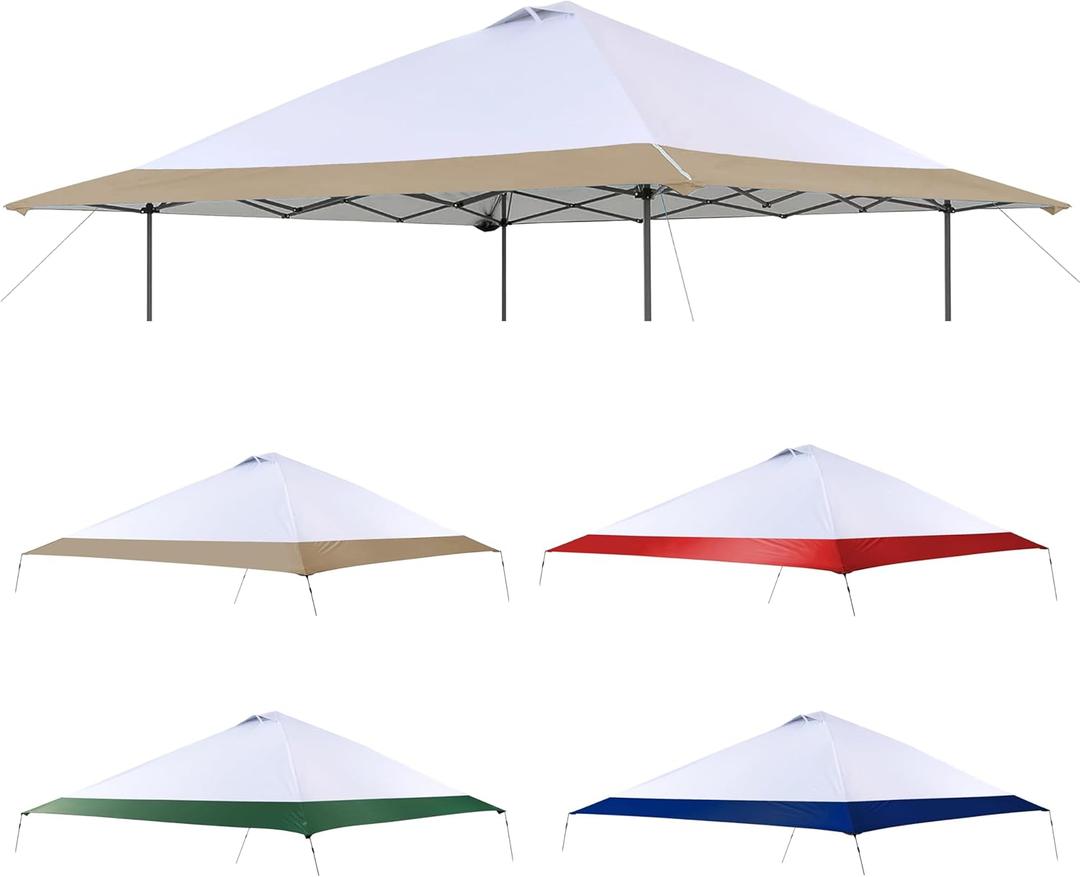 Replacement Cover Compatible with Coleman Oasis 13' x 13' Model:1606532, 2156426, 2156428 2157498, 2622040,Compatible with Core Equipment #40155,#40363,#40325,Canopy Cover ONLY, (Khaki)