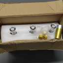 MAYPINK Clear Glass Bottles 25 oz - 750 ml Set of 3 for Hot Sauce Oil Jam Lemonade Whisky Wine Beverages Oils Kombucha Kefir Vinegar Beer with T top Caps with Airtight and Leak Proof Shrink Film