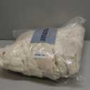 vctops 4 Pieces Geometric Jacquard Plush Recliner Slipcovers Soft Fuzzy Fluffy Sofa Couch Cover Anti-Slip Furniture Protector with Elastic Bottom for Kids Cats Dogs(Cream,1 Seat)