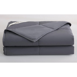 Summer Lightweight Wool Comforter Queen Size, 100GSM Thin Duvet Insert, Noiseless Cotton Shell, Breathable Light Down Alternative Comforter(Dark Gray)