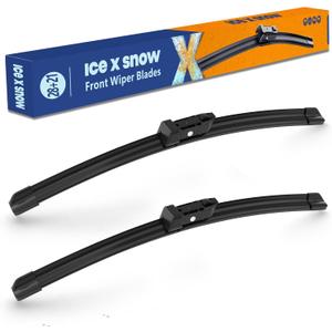28"+21" Silicone Windshield Wiper Blades Replacement for Ford Transit-150/ Transit-250/ Transit-350/ Transit-350 HD 2023 2022 2021 2020-2015 Oem Quality All-Season Performance Wiper Blades