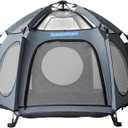 Pop-Up Pet Camping Tent - Indoor/Outdoor Mesh Dog Playpen