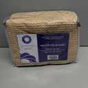 100% Cotton Beige Waffle Weave Lightweight Blanket Twin Soft, Breathable, and Cozy Bed Blanket for All Seasons