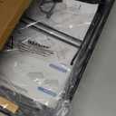 2 Tier Fruit Basket for Kitchen Counter with 2 Banana Hangers, 2025 Pro Detachable Metal Fruit Bowl with Wooden Handle,Fruit Holder for Bread Snack Veggies, Black, Extra Large