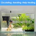 AquaMiracle Aquarium Powerhead Pump Circulating Water Pump 135 GPH for 10-40 Gallon Aquariums with Aerating Features