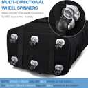 Generic Expandable Suitcase Bag Foldable Rolling L age Bag for Travel Busin, 45inch