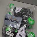 Roller Derby Trac Star Adjustable Skates for Kids, Beginners (Large (3-6), Black/Green)