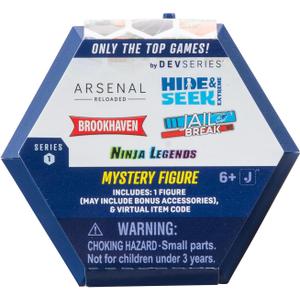DevSeries Mystery Figures 1 Pack - 2.75-inch Action Figure Blinds with Mix and Match, Unique Accessories, and Exclusive Virtual Item Code