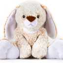 Bunny Microwavable Weighted Stuffed Animals,Heating Pad Animal for Period Cramps&Pain,Lavender Scented Heatable&Coolable Bunny Plushies Toy for Stress Relief,Gifts for Girls Kids Women