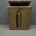 GREENSTELL Small Vanity Stool Chair with Storage and Folding Back, 13.4" x 15" x 30" Square Faux Fur Soft Ottoman, 4 Metal Legs with Anti-Slip Feet, Furry Padded Seat for Makeup, Bedroom, Black