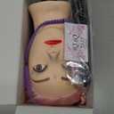 TopDirect 29" Mannequin Head with Hair,Doll Head for Cosmetology Hair Styling Training Head,Manikin Braiding Head With Clamp Holder and Styling Tools (Pink Purple)