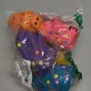 6 Pack 4 Inch Mini Latex Dog Squeaky Toys Polka Dot Piglet Pig Dog Toy for Mimi Small Dogs (Red & Orange & Yellow & Green & Blue & Purple)