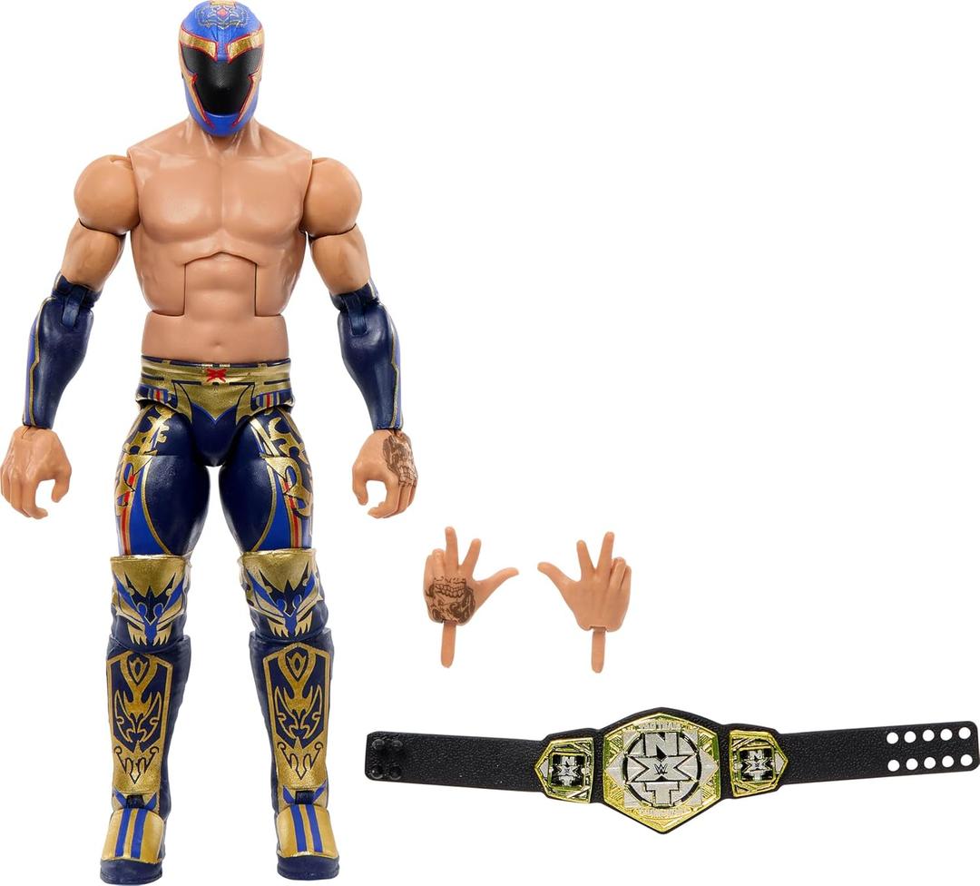 Mattel WWE Elite Action Figure & Accessories, Series #117 6-inch Collectible Axiom with 25 Articulation Points & Swappable Hands