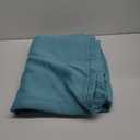 ChrisDowa Room Divider Curtain 96 Inches Long, Wide Blackout Sliding Door Curtain for Bedroom, Room Darkening Privacy Window Drape for Patio Door (1 Panel Set, Aqua, 100 x 96 Inch)