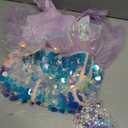 Little Girls Princess Mermaid Costume for Girls Dress Up with Accessory for Christmas Birthday Party Supplies, Size 120