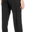 Envlon Womens Yoga Pants Loose Lightweight Workout Sweatpants Drawstring Comfy Joggers Casual Lounge Pants with Pockets (Black, M)