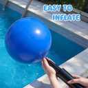 Outdoor Games for Adults and Family, Giant Tic Tac Toe Game with 10 Balls, Outside Toys for Kids Ages 8-12, 2-10 Players, Yard Pool Beach Lawn Camping (Yellow)