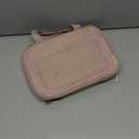 BAGSMART Toiletry Bag Travel Bag with Hanging Hook, Water-resistant Makeup Cosmetic Bag Travel Organizer for Accessories, Shampoo, Full-size Container, Toiletries (Baby Pink, Medium)