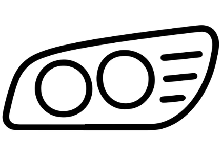 Feberg headlight assembly compatible with 2008-2010 Dodge Dakota trucks