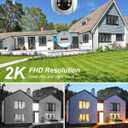 ANRAN Security Camera Wireless Outdoor, 2K Solar Outdoor Camera with 360 View, Smart Siren, Spotlights, Color Night Vision, PIR Human Detection, Pan Tilt Control, 2-Way Talk, IP65, Q1 White