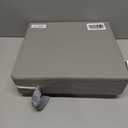 Toddler Booster Seat for Dining Table, PU Washable Double Safe Straps Non-Slip Bottom Booster Seat Dining Toddler, Portable Travel Increasing Cushion (Grey)