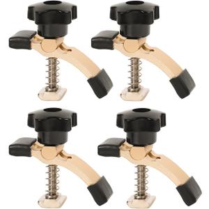 LUNYEE 4PCS Mini Hold Down Clamp Kit, CNC Router Clamp for Woodworking and Metalworking, Compatible with 3018 CNC Router Machine, 3018 Pro Max/ 3018-Pro Ultra, 2.5Lx 0.8Wx 2.4H