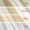 Ling's Moment 14Ft Ivory Sheer Extra Long Chiffon Like Table Runner with Silver Sparkle for Rustic Boho Beige Table Runner Wedding Party Bridal Shower Decorations