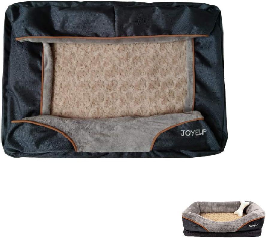 JOYELF Small Memory Foam Dog Bed Replacement Cover for 27'' x 20''