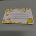 Teling 51 Pieces Diaper Raffle Tickets with Card Box Baby Shower Decorations Baby Shower Holder Box for Girl Boy Diaper Raffle Party(Bee)