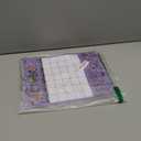 GuassLee Pocket Wall Calendar 2025, 14"x11" Monthly Wall Calendar with Pockets From Jul. 2025 to Jun. 2026, 12-Month Aesthetic Hanging Wall Planner for Home Office School Organizing (Blue)