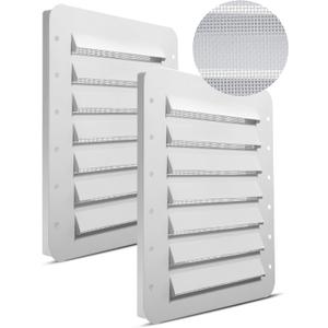Heavy Steel Shipping Containers Vents with Screens, Increase Air Circulation, Prevents Condensation and Overheating, Suitable for Container Houses, Containers, Offices and Cabins (2-Pack)