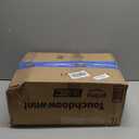 VILUXY Modern Black Chandelier Fabric Pendant Light Fixture Double Drum Shade Hanging Ceiling Chandelier 3 Lights Round Linen for Bedroom Dining Room Living Room Foyer