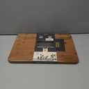 Extra Large Bamboo Cutting Board Set Over Sink Nice Solid Thick Wood Juice Groove Chopping Board Big Best Hardwood Counter Organic Vegetable Kitchen Gadgets Apartment Essentials(17.5" x 12" x 0.8")