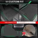 Floor Mats for Chevy Suburban 7 Seats (2 Row Bucket Seats)&GMC Yukon XL Bucket (ONLY XL)& Cadillac Escalade ESV Bucket 2021-2026, Custom Fit TPE Cargo Mats Full Accessories for Chevrolet Suburban