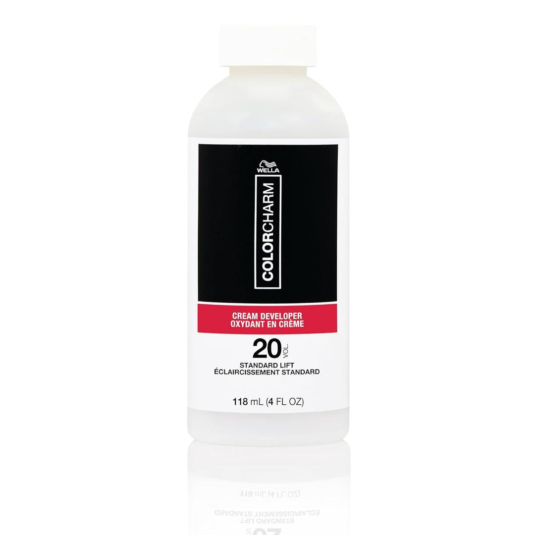 COLORCHARM Cream Hair Color Developers | For Activating Color, Highlighting, Gray Coverage, Blending, and Rich Multi-Dimensional End Results | Vegan | Various Sizes (4 Fl Oz (Pack of 1))