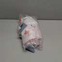 Valentine's Day Round Fitted Tablecloth with Elastic Red Pink Hearts Outdoor Tablecloth Waterproof Table Cover for Picnic Dinner Party Decor Fits 36"-40" Diameter Round Tables